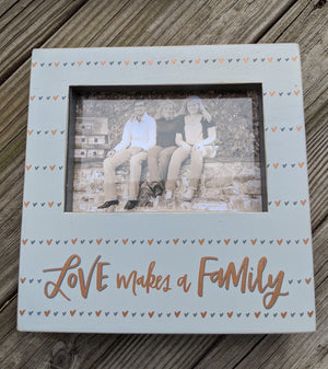 Love Makes A Family Box Picture Frame