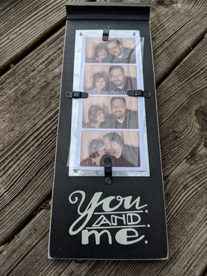 You and Me Photo Strip Frame